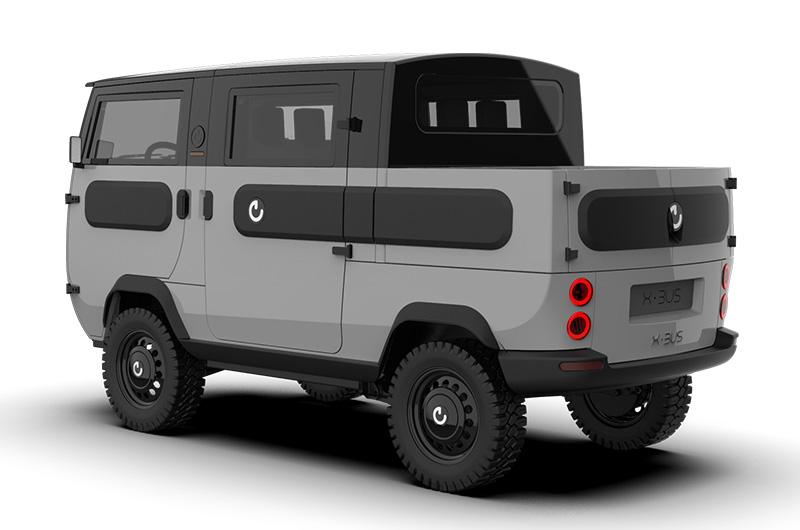 ElectricBrands XBUS Pickup Bus Fuoristrada