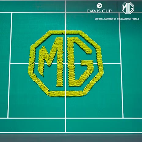 MG è Official Automotive Partner della Davis Cup 2025