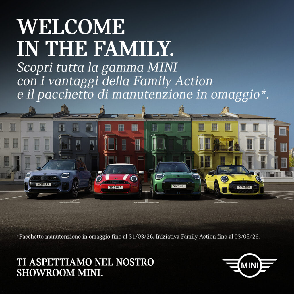 Pacchetto manutenzione in omaggio su tutta la gamma MINI