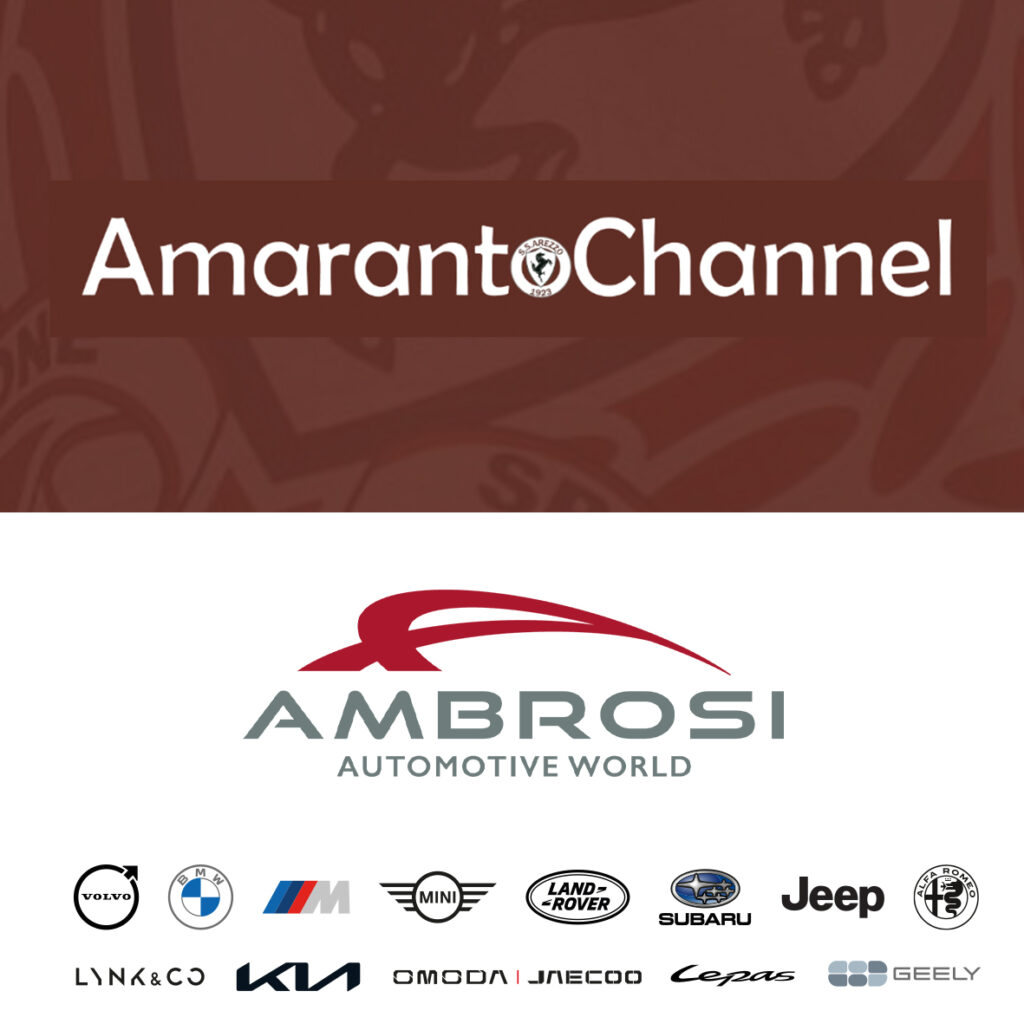 Gruppo Ambrosi al fianco dell’Arezzo: nasce la partnership con Amaranto Channel