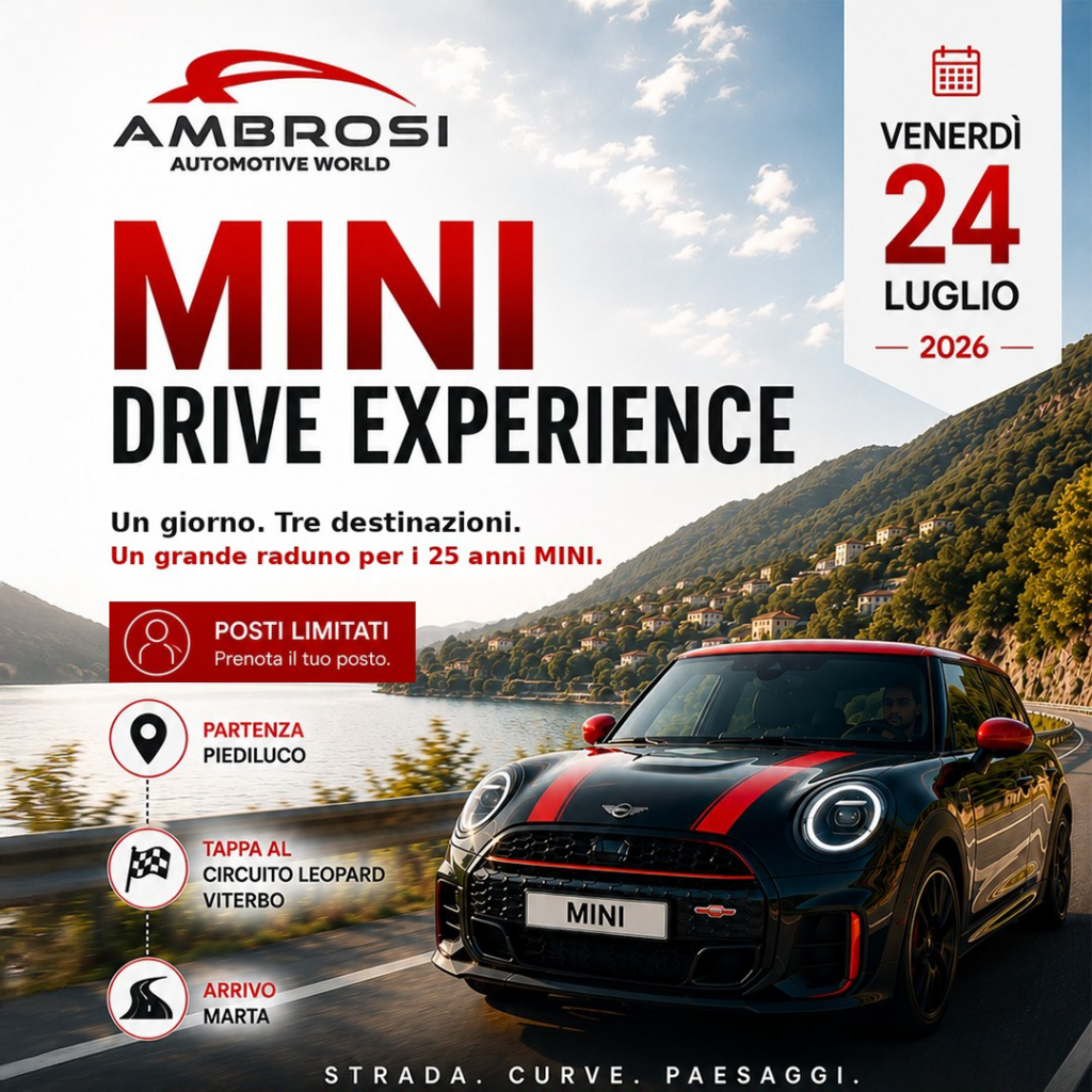 MINI Drive Experience: un giorno, tre destinazioni, 25 anni da festeggiare