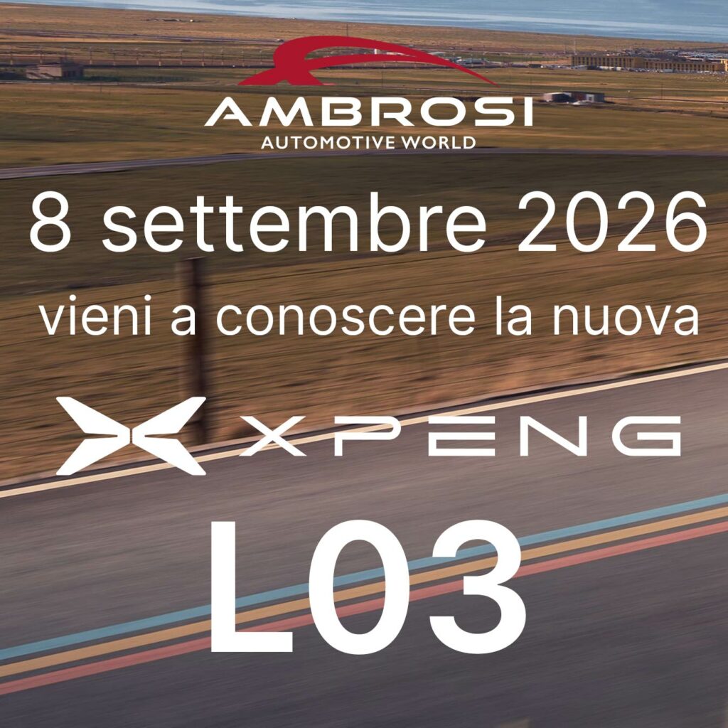 Arriva la Nuova Xpeng L03. In esclusiva da Ambrosi